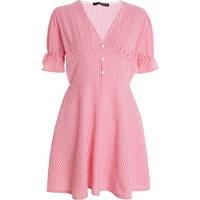 QUIZ Women's Pink Gingham Dresses