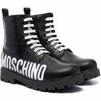 Moschino Girl's Lace Up Boots