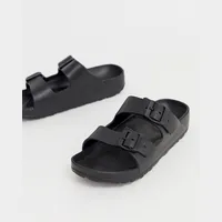 Slydes Womens Black Sliders