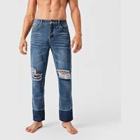 SHEIN Men's Dark Wash Jeans