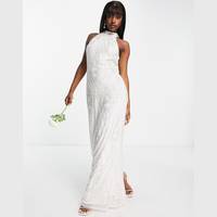 Beauut Women's White Embellished Dresses