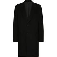 FARFETCH Men's Black Wool Coats