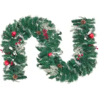 Living and Home Pre-Lit Christmas Garlands