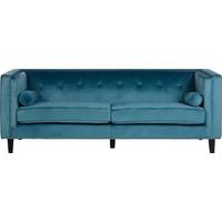 Premier Housewares Blue Velvet Sofas