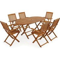 CASARIA Wooden Folding Garden Tables