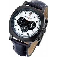 Kennett Mens Chronograph Watches With Leather Strap