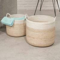 Beachcrest Home Wicker Laundry Baskets