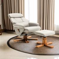 Living and Home Brown Leather Recliner Chairs