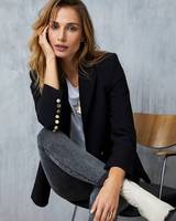 mint velvet longline blazer