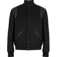 Saint Laurent Men's Black Bomber Jackets