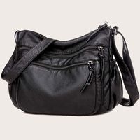 SHEIN Women's Black Leather Crossbody Bags