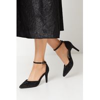 Coast Women's Black Court Heels