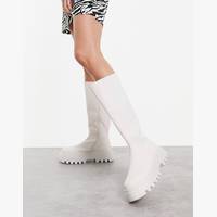 ASOS Women's White Knee High Boots