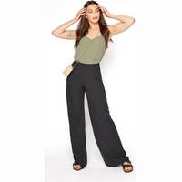 Long Tall Sally Women's Ribbed Wide Leg Trousers