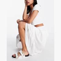 New Look Women's White Midi Skirts
