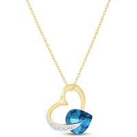 QP Jewellers Women's Heart Necklaces
