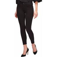 7 For All Mankind Women's Black Skinny Trousers