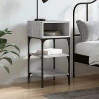 B&Q Berkfield Grey Bedside Tables