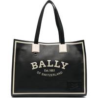 Bally Women's Black Leather Tote Bags