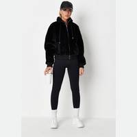 Missguided Women's Black Bomber Jackets