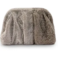 FARFETCH Benedetta Bruzziches Women's Silver Clutch Bags