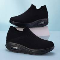 SHEIN Women's Black Running Shoes