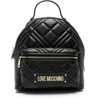 FARFETCH Love Moschino Quilted Backpacks