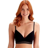 Pretty Polly Black Bralettes