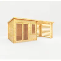 Mercia Garden Products Pent Roof Log Cabins