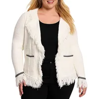 Nic + Zoe Women's Fringe Jackets