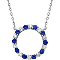 Debenhams Women's Sapphire  Necklaces