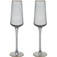 Debenhams Champagne Flutes and Saucers