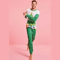 Peacocks Men's Christmas Pyjamas