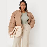 Missguided Women's Brown Puffer Jackets