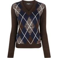 DSQUARED2 Women's Brown Knitted Cardigans