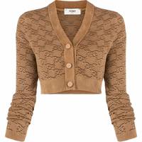 FARFETCH Women's Brown Knitted Cardigans