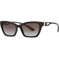 Dolce and Gabbana Women's Black Cat Eye Sunglasses