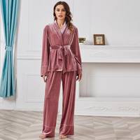 SHEIN Women's Velvet Pyjamas