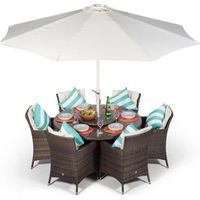 That's Furniture 6 Seater Rattan Dining Sets