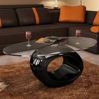 TOPDEAL Glass Coffee Tables