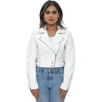 Secret Sales Women's White Cropped Jackets