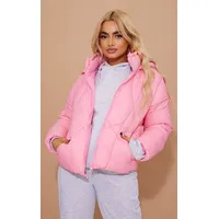 PrettyLittleThing Women's Pink Puffer Jackets