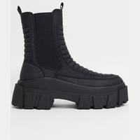 ASOS DESIGN Men's Black Leather Chelsea Boots