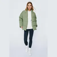 NASTY GAL Women's Belted Puffer Jackets