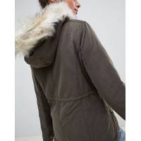 Womens Parka With Fur Hood from ASOS