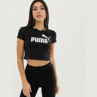 Puma Black Crop Tops for Women