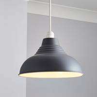 B&Q Inlight Grey Lamp Shades