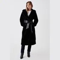 Debenhams Women's Black Longline Coats