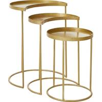 LUXE Interiors Gold Side Tables