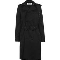 Saint Laurent Women's Black Double-Breasted Coats